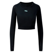 Girlie long-sleeve crop T